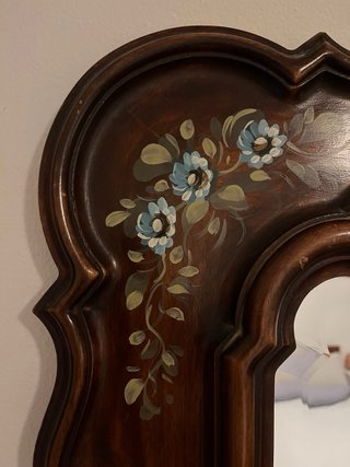 Specchio vintage dipinto a mano