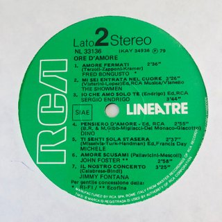 VARIOUS ORE D'AMORE LP 12 33 RPM 1979 RCA