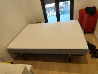 Colchón Ikea Vesteroy y somier de lamas