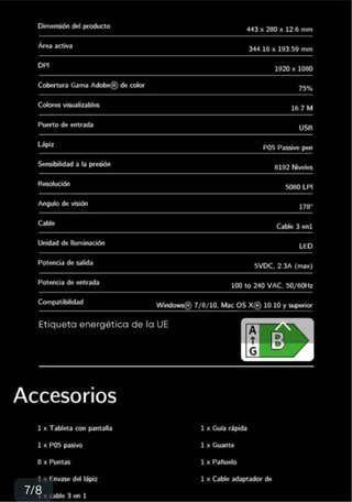 Tableta Gráfica XP-Pen Artist 15.6