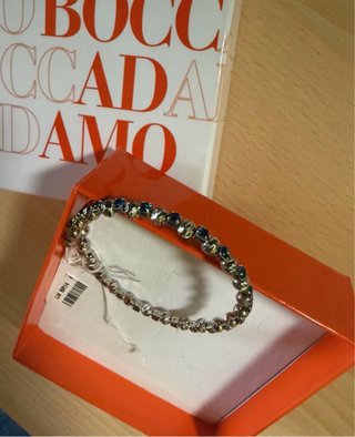 Braccialetto rigido Boccadamo oro e argento