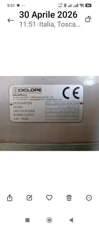 Scartatrice Doppia CICLOPE SPJ S 400/24-B