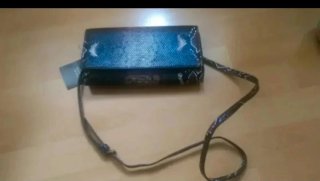 Cartera con Estampado de Serpiente