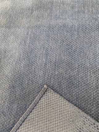 Alfombra trenzada 2,25 x 1,55 m gris URGE TRASLADO