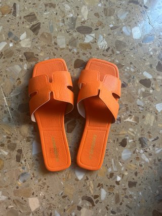 Sandalias Planas Naranjas