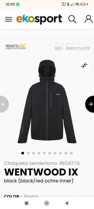 Chaqueta Senderismo Regatta Wentwood IX