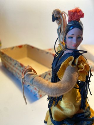Muñeca Marin Antigua con Caja Original ? 40’s ?