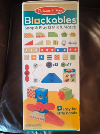 Melissa & Doug Blockables Snap & Play Mix & Match