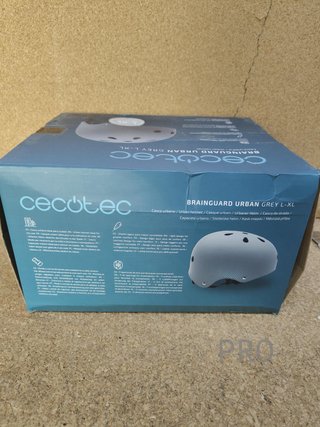 Cecotec Casco Urbano y Montaña para Bicicletas L-XL  Gris Cecotec