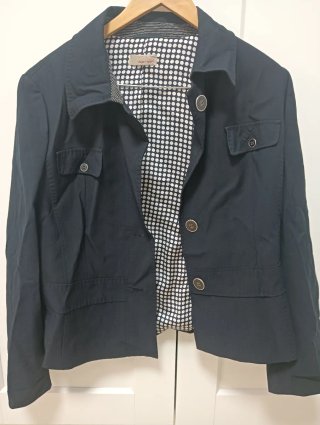 Chaqueta Gabardina azul marino apriori