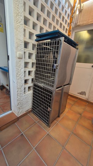 2 Jaulas Acero Inoxidable para animales