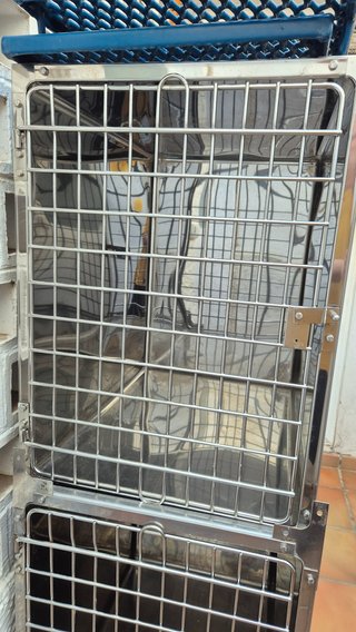 2 Jaulas Acero Inoxidable para animales