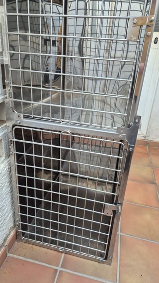 2 Jaulas Acero Inoxidable para animales