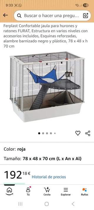 Jaula para Hurones Ferplast Furat