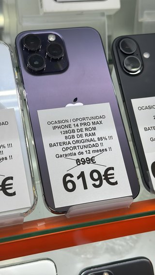 iPhone 14 Pro Max 128GB Morado - TODO ORIGINAL