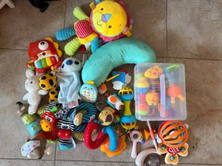 Lote de Juguetes y Peluches para Bebé