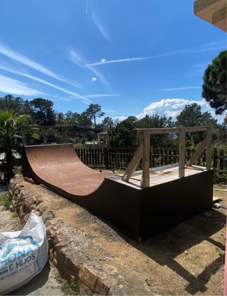 Rampa Skate Half Pipe