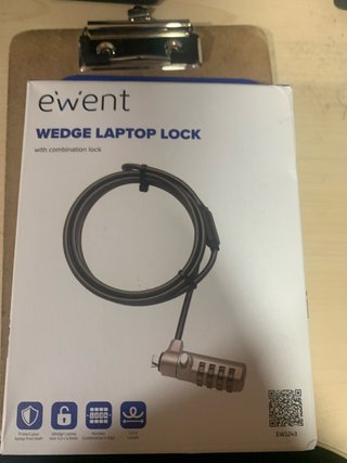 Candado de Seguridad para Portátil Ewent