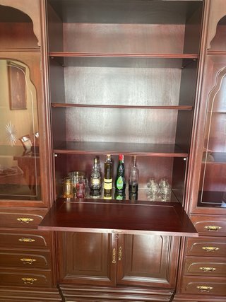 Mueble de Salón de Madera Maciza estilo clásico