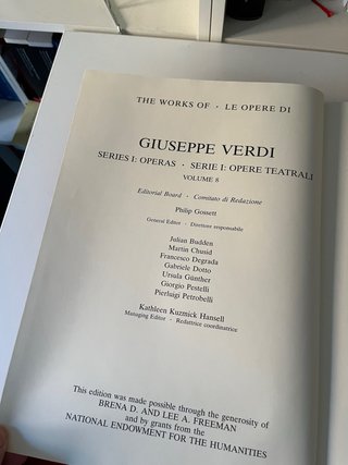 Verdi - Alzira Edición Crítica