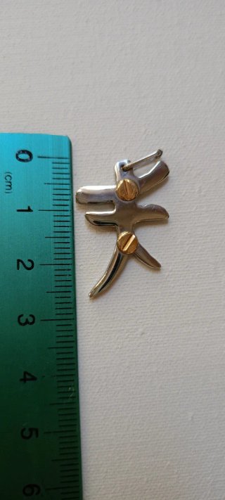 Colgante de Oro 18k Bicolor "Armonía" (2,51gr)