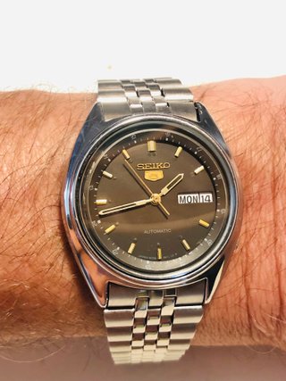 Reloj Seiko 5 Automático Gris 6309