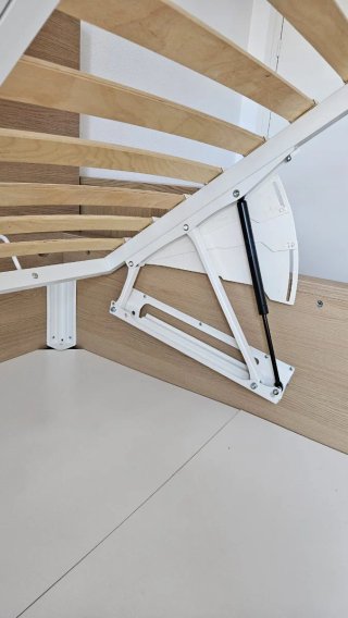 Cama Canapé 140cm + 2 Mesitas Malm Ikea