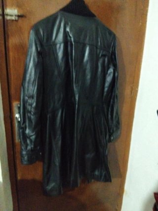 Chaqueta larga negra Talla 42