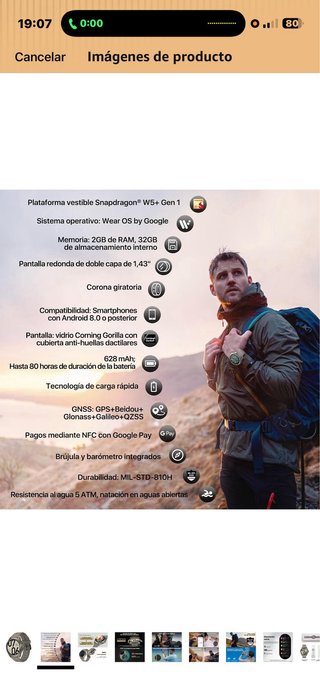 Reloj Inteligente Ticwatch Pro 5 Sandstone