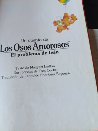 Libro los osos amorosos.precioso
