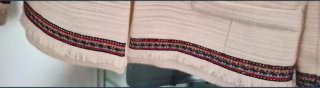 Chaqueta corta Fórmula tweed beige talla 42