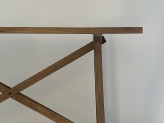 Consola de madera de olmo Zara Home