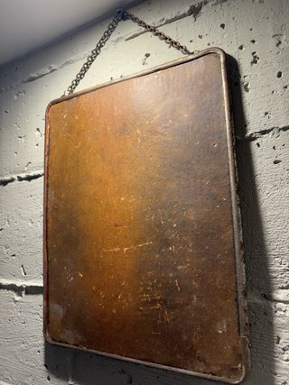Espejo antiguo tipo barbero
