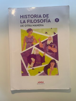 Historia de la filosofía, 2 Bachillerato