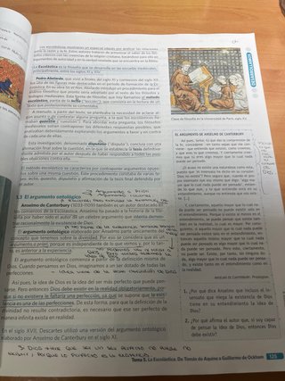 Historia de la filosofía, 2 Bachillerato