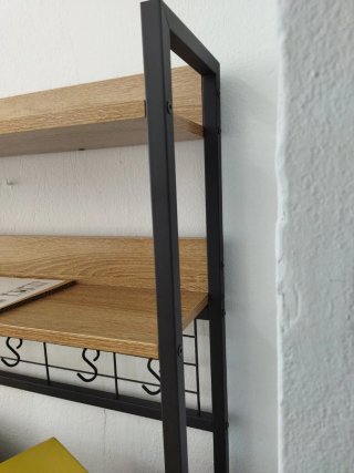 Estantería de Cocina de Madera y Metal 170 cm