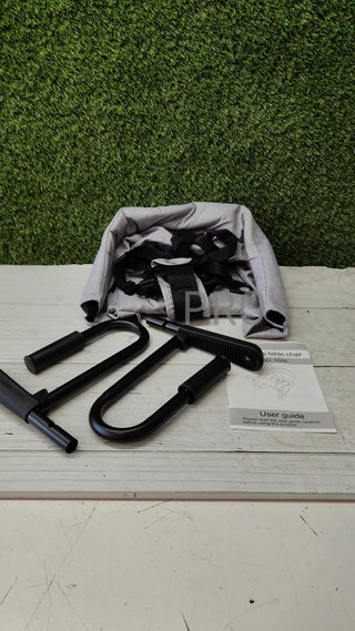 Asiento plegable con gancho para bebé, silla de mesa rápida