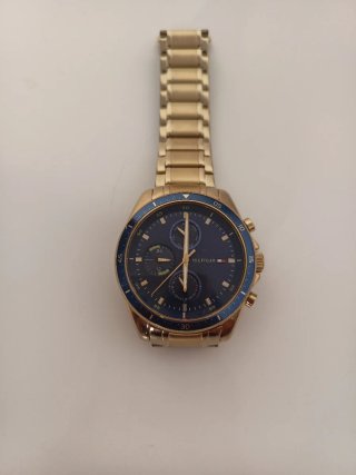 Reloj Tommy Hilfiger Parker Dorado y Azul
