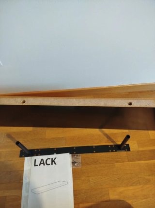 2 Baldas LACK IKEA Negras