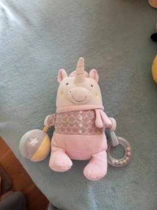 Peluche Sonajero Unicornio Bebé