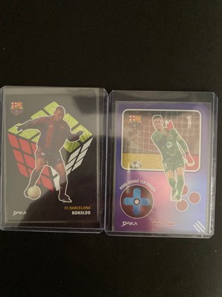 Dos numeradas FC Barcelona Ronaldo y Ter Stegen