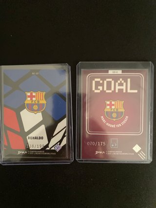 Dos numeradas FC Barcelona Ronaldo y Ter Stegen