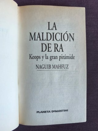 La Maldicion de Ra Keops y la Gran Piramide
