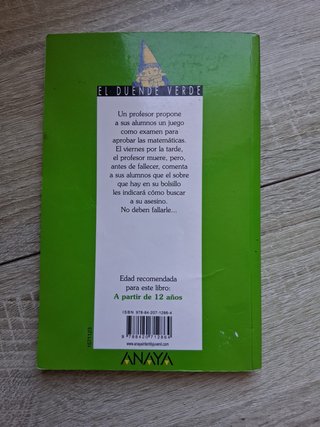 El asesinato del del Profesor de matemáticas