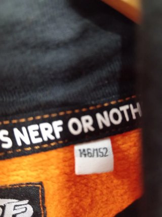 Sudadera Nerf Naranja para Niño