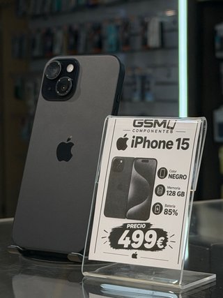 iPhone 15 Negro 128GB 85% Batería