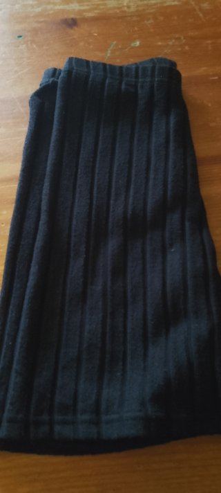 Pantaloncini neri a coste