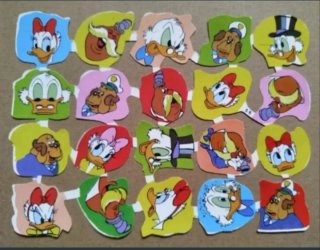 Lamina Cromos troquelados Disney 56. Personajes