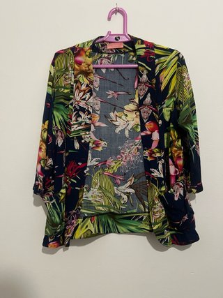 Chaqueta Kimono Estampado Floral