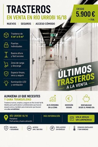Trastero en venta en Milagrosa en Pamplona